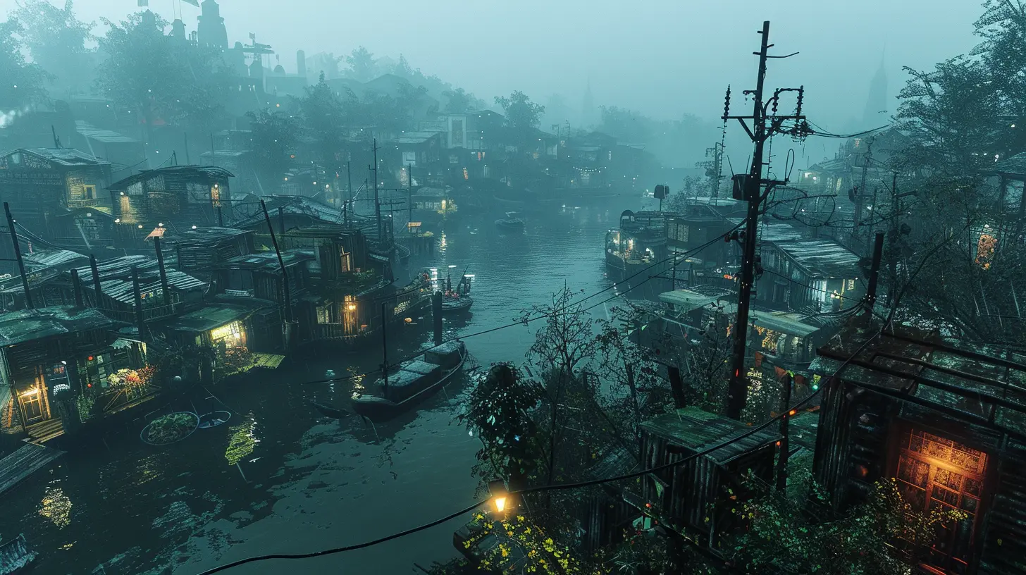 Exploring Open-World Environments in Third-Person Shooting Games