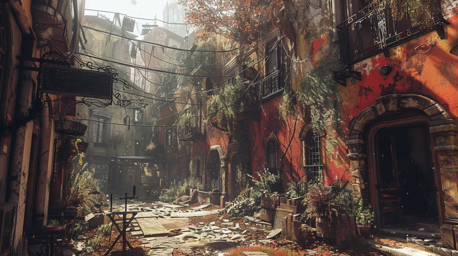 Exploring Open-World Environments in Third-Person Shooting Games