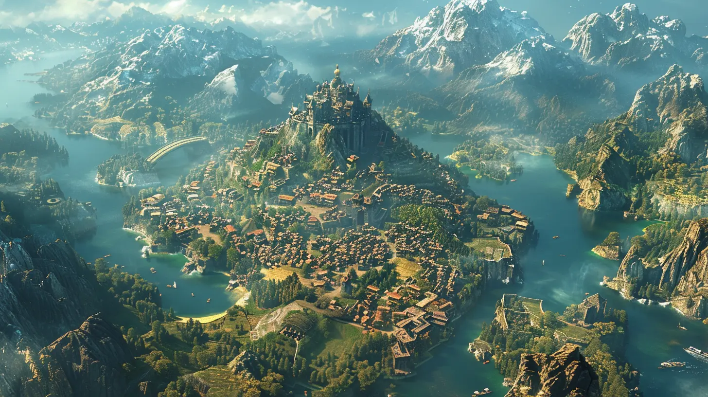 How Geography Shapes the Politics and Conflicts in Game Worlds