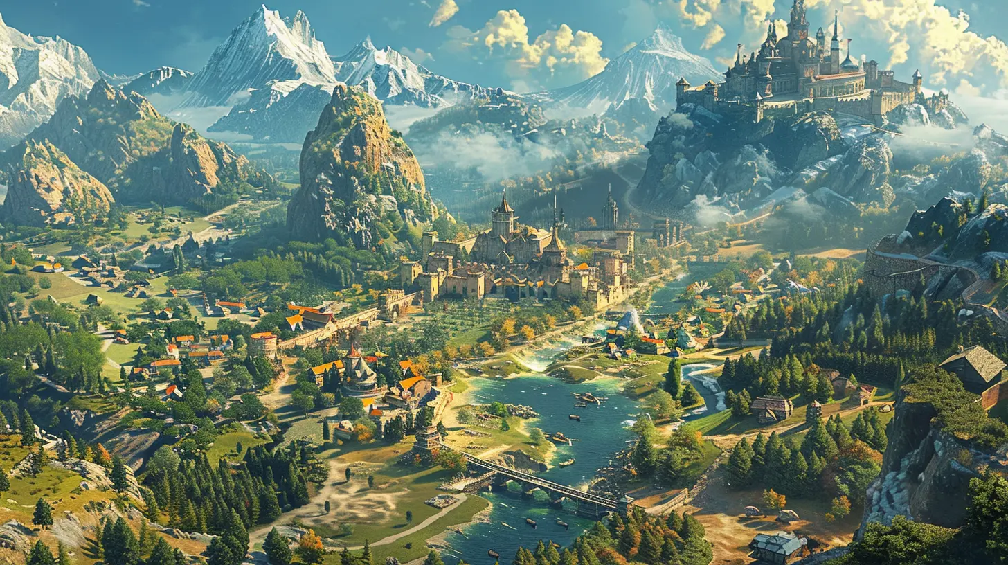 How Geography Shapes the Politics and Conflicts in Game Worlds