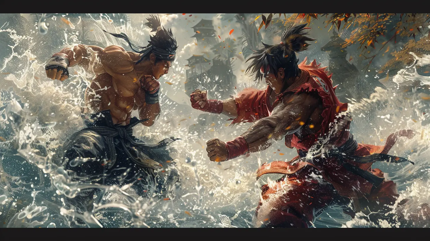 The Influence of Martial Arts in Fighting Game Design