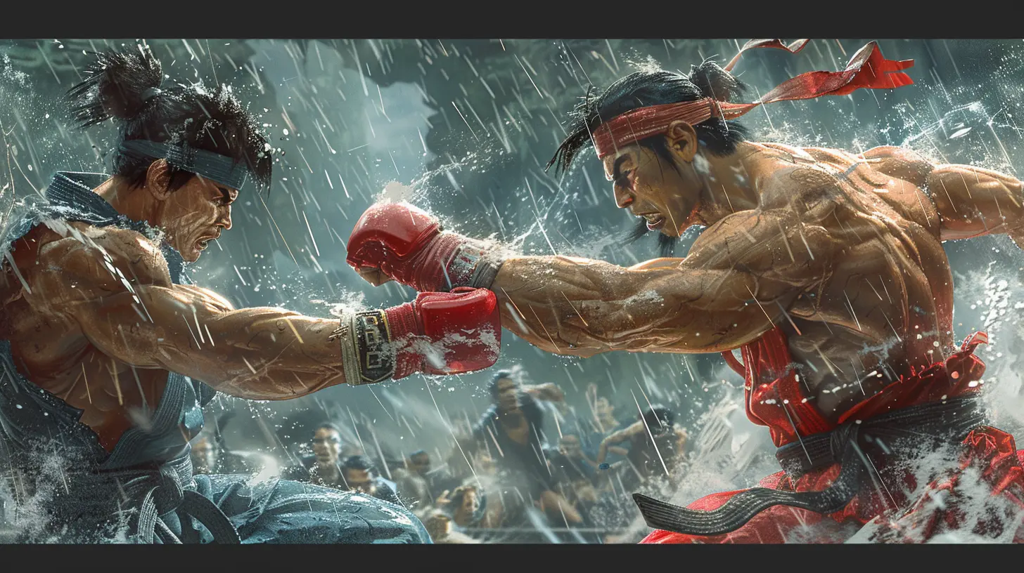 The Influence of Martial Arts in Fighting Game Design