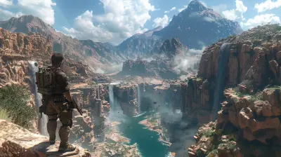 Exploring Open-World Environments in Third-Person Shooting Games