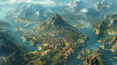 How Geography Shapes the Politics and Conflicts in Game Worlds